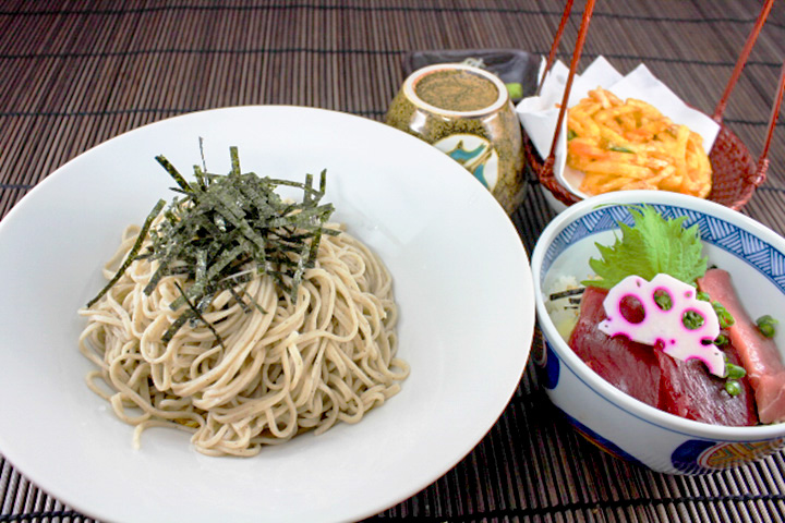 冷そば・うどん　ミニ鉄火丼